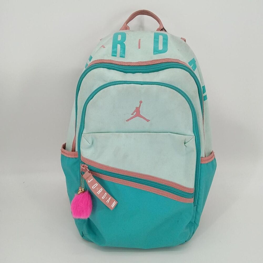 Jordan Air Patrol Backpack 29L Igloo Teal Rose Gold 15" Laptop Y2K
